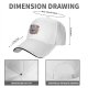Black baseball cap with Hollow Knight ramen graphic print
