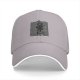 Black Baseball Cap With Glitch Art Black Cat Graphic