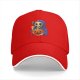 Black baseball cap with grim reaper eating pumpkin ramen graphic
