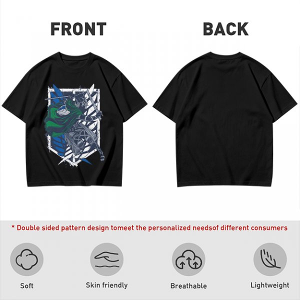 Attack on Titan Scout Regiment Soldier Graphic T-Shirt