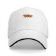 Black Baseball Cap With Street Tacos Graphic Print