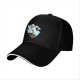 Black Baseball Cap With Appa From Avatar The Last Airbender Cloud Print