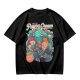 Psyce Cream Insane Flavor Graphic Tee with Whimsical Monster and Characters