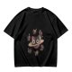 Olive T-Shirt With Saturn Cat And Kittens Space Print