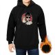 Black hoodie with Star Trek Spock 'Talk to the Hand' graphic
