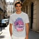 Olive T-Shirt With Fantasy Silhouette Group Art Print