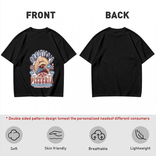 Ornitier's Black Magic Pizzeria Graphic T-Shirt
