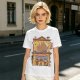 Olive T-Shirt With Cat Gyoza Restaurant Illustration