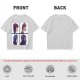 Olive T-Shirt With Four Gorillaz Character Portraits Print