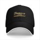 Black baseball cap with 'You Literally Mean Figuratively' text print