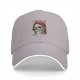 Black baseball cap with 'I Love My Job' grim reaper skull graphic