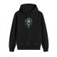Black Hoodie With Dark Fantasy Mystical Graphic Print