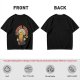 Olive T-Shirt with Retro Summer Power Corn Character Print