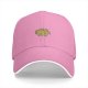 Black Baseball Cap With Pepperoni Pizza Slice Graphic