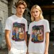 Olive graphic t-shirt with 'Sell Your Soul' kids stand print