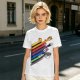 Studio Ghibli Characters Rainbow Stripe Graphic T-Shirt