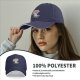 Black baseball cap with Totoro under cherry blossom tree print