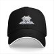 Black baseball cap with 'Dawn of the Arcade' and space invader graphic