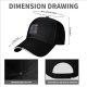 Black baseball cap with Papa's Pit BBQ graphic design