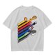 Studio Ghibli Characters Rainbow Stripe Graphic T-Shirt