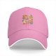 Black baseball cap with Kirby and assorted pastries graphic