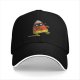 Black Baseball Cap with Mummy Candy Corn Halloween Graphic