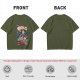 Olive t-shirt with Doctor Who themed Whov-Os cereal print