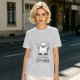 Olive T-shirt with Cute Smiling Ghost Graphic Print