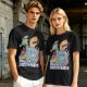 Olive Dungeons & Dinosaurs Graphic T-Shirt with Fantasy Dinosaur Art