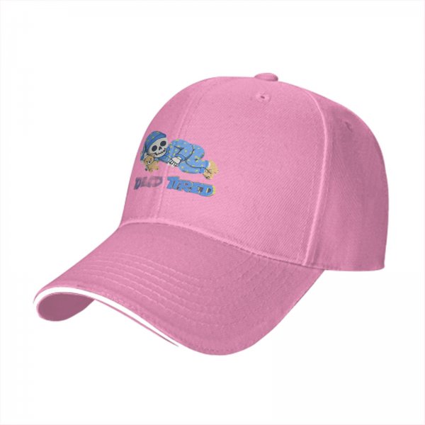 Dead Tired Sleeping Skeleton Baseball Cap