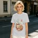 Olive Green T-Shirt With Ramen Bowl Graphic Print