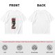 Olive Graphic T-Shirt With Tired Cat Holding Knife Slogan