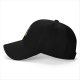 Black baseball cap with cozy raccoon on armchair and stay cozy print