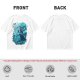 Olive Green T-Shirt With Mystical Ancient Tree Face Print
