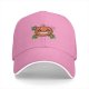 Black Baseball Cap with Grinning Pumpkin Crossbones Halloween Graphic
