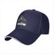 Black baseball cap with Jon Snow graphic and SNOW text