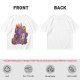 Olive T-Shirt with Cute Sleeping Purple Dragon and Treasure Artwork
