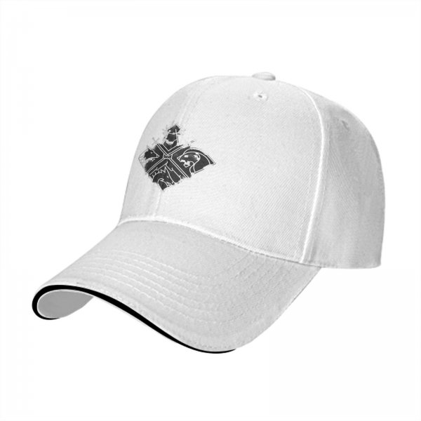 Black Baseball Cap With Game Of Thrones Inspired Four Sigil Emblem