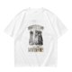 Olive t-shirt with first degree murder crow graduates graphic