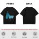 Olive Graphic T-Shirt with Blue Tiger and Studio Derpy Text