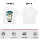 Olive t-shirt with cartoon Monday calendar graphic and 'I HATE YOU TOO' text