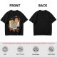 Olive Green T-Shirt With Cartoon Artist Painting Self Portrait Artwork