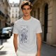 Olive T-Shirt With The Wizard Tarot Card Style Graphic Print