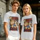 Treasure Hunter Wanted Cat Graphic T-Shirt Design