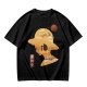 Anime Straw Hat Silhouette Graphic T-Shirt