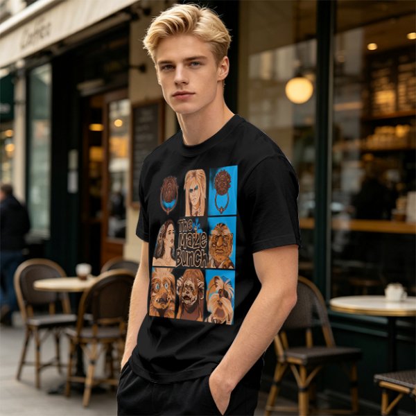 The Maze Bunch Labyrinth Character Graphic T-Shirt