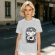 Olive T-shirt with Ghost and Occult Graphic Print