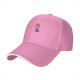 Black Baseball Cap with Lego Girl Minifigure Graphic