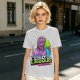 Olive Graphic T-Shirt With ElisaSue Artwork And Slogan