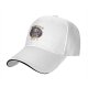 Black Baseball Cap With Reckoning Cat Skeleton Pentagram Art
